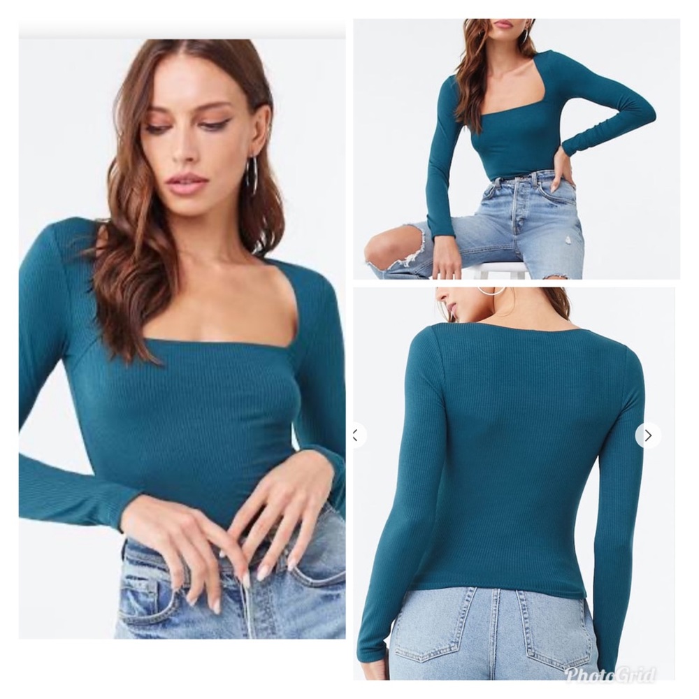 Knit Top form fitting🌲💚